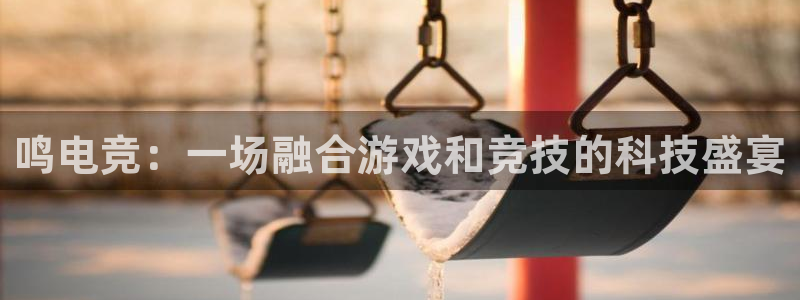ob电竞网站：鸣电竞：一场融合游戏和竞技的科技盛宴