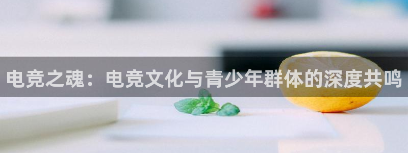 ob电竞平台：电竞之魂：电竞文化与青少年群体的深度共鸣
